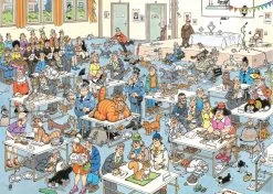 Jumbo Jan Van Haasteren's The Cat Pageantry 2000 Piece Jigsaw Puzzle