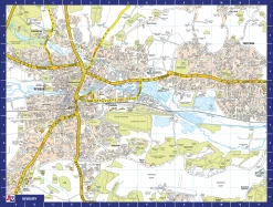 A To Z Map Of Newbury 1000 Piece Jigsaw
