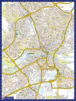 A To Z Map Of Peterborough 1000 Piece Jigsaw