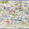 Map Of Gloucestershire - Tim Bulmer 1000 Piece Jigsaw Puzzle