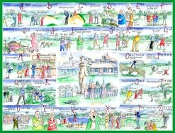 Golf - Tim Bulmer - 300 Piece Wooden Jigsaw Puzzle