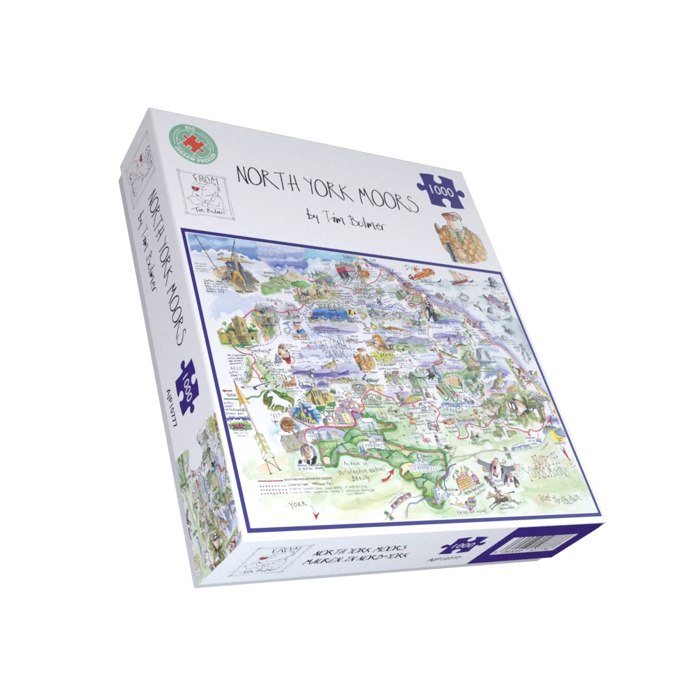 North York Moors - Tim Bulmer 1000 Piece Jigsaw Puzzle - Image 2