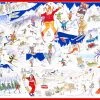 Skiing - Tim Bulmer 1000 Piece Jigsaw Puzzle