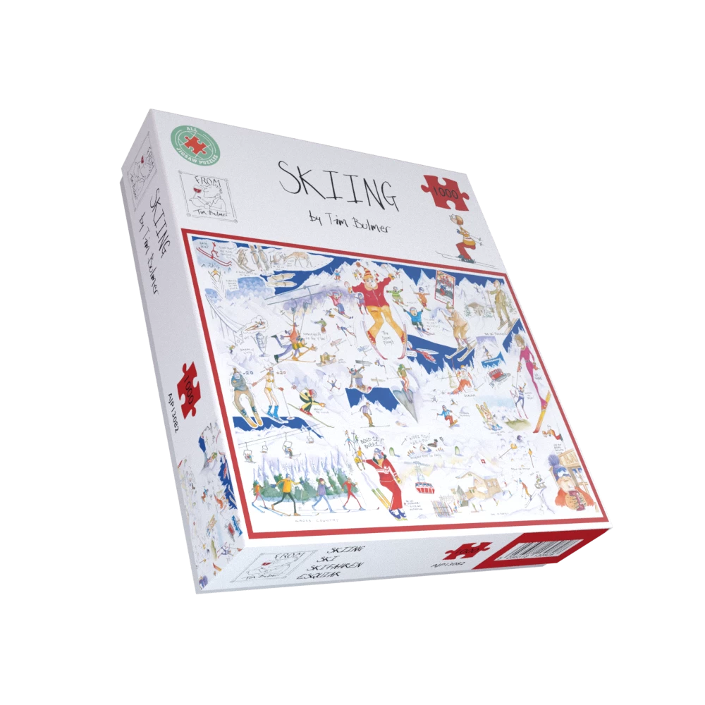 Skiing - Tim Bulmer 1000 Piece Jigsaw Puzzle - Image 2