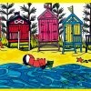 "Beach Hut" Sight Impaired 28 Piece Jigsaw Puzzle