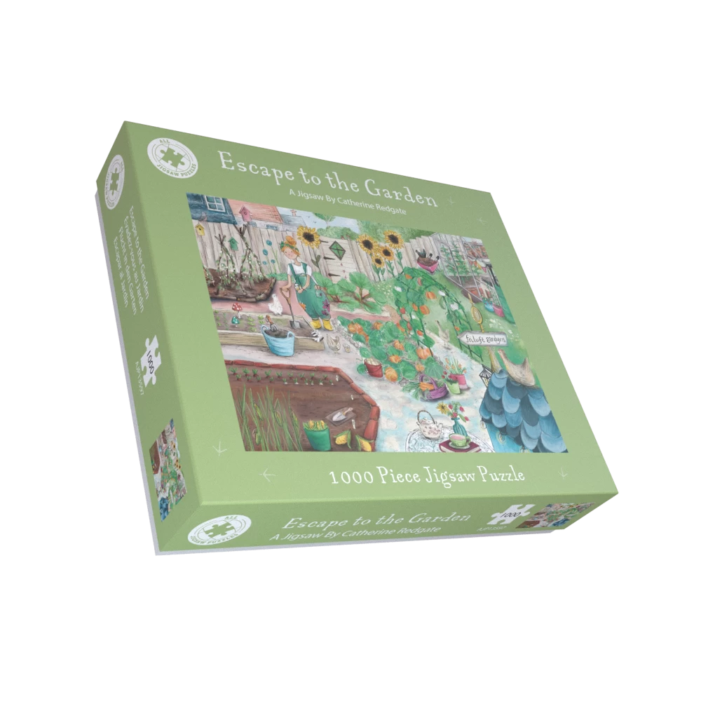 Escape To The Garden 1000 Piece Jigsaw Puzzle - Image 2
