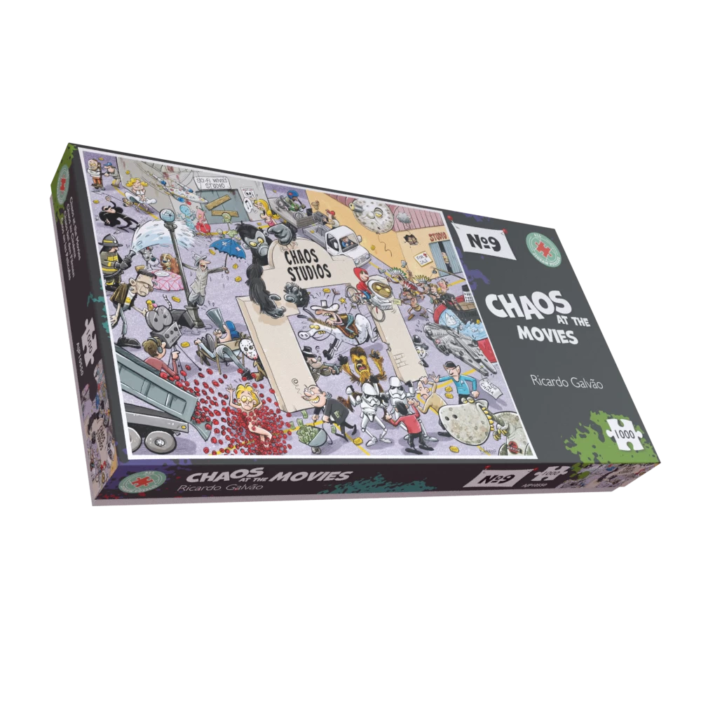 Chaos At The Movies - No.9 1000 Piece Jigsaw Puzzle - Image 2