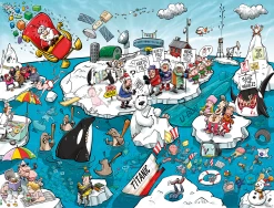 Chaos At The North Pole - No.18 1000 Piece Jigsaw Puzzle