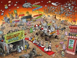 Chaos In Space 1000 Piece Jigsaw Puzzle - Chaos No. 20