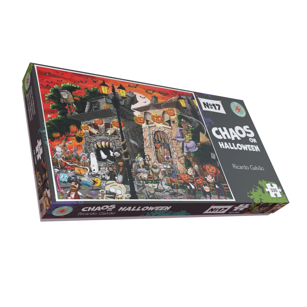 Chaos On Halloween - No.17 1000 Or 500 Piece Jigsaw Puzzles - Image 3