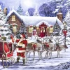 Santa's Visit 300 Piece Wooden Jigsaw