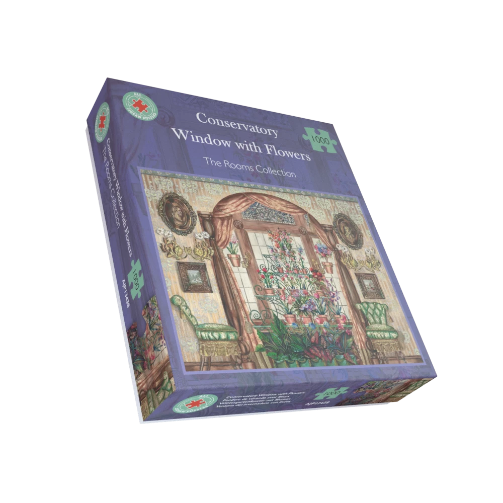 Conservatory Window With Flowers 1000 Piece Jigsaw - Image 2