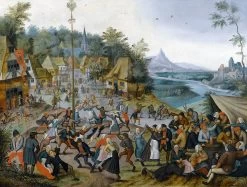 Dance Around The Maypole 300 Piece Wooden Jigsaw Puzzle