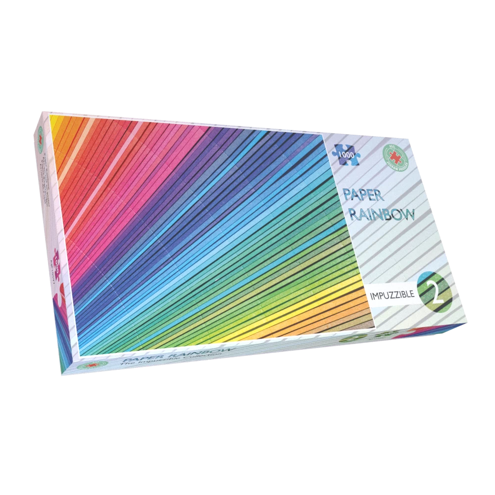 Paper Rainbow - Impuzzible No.2 - Impuzzible 1000 Piece - Image 2