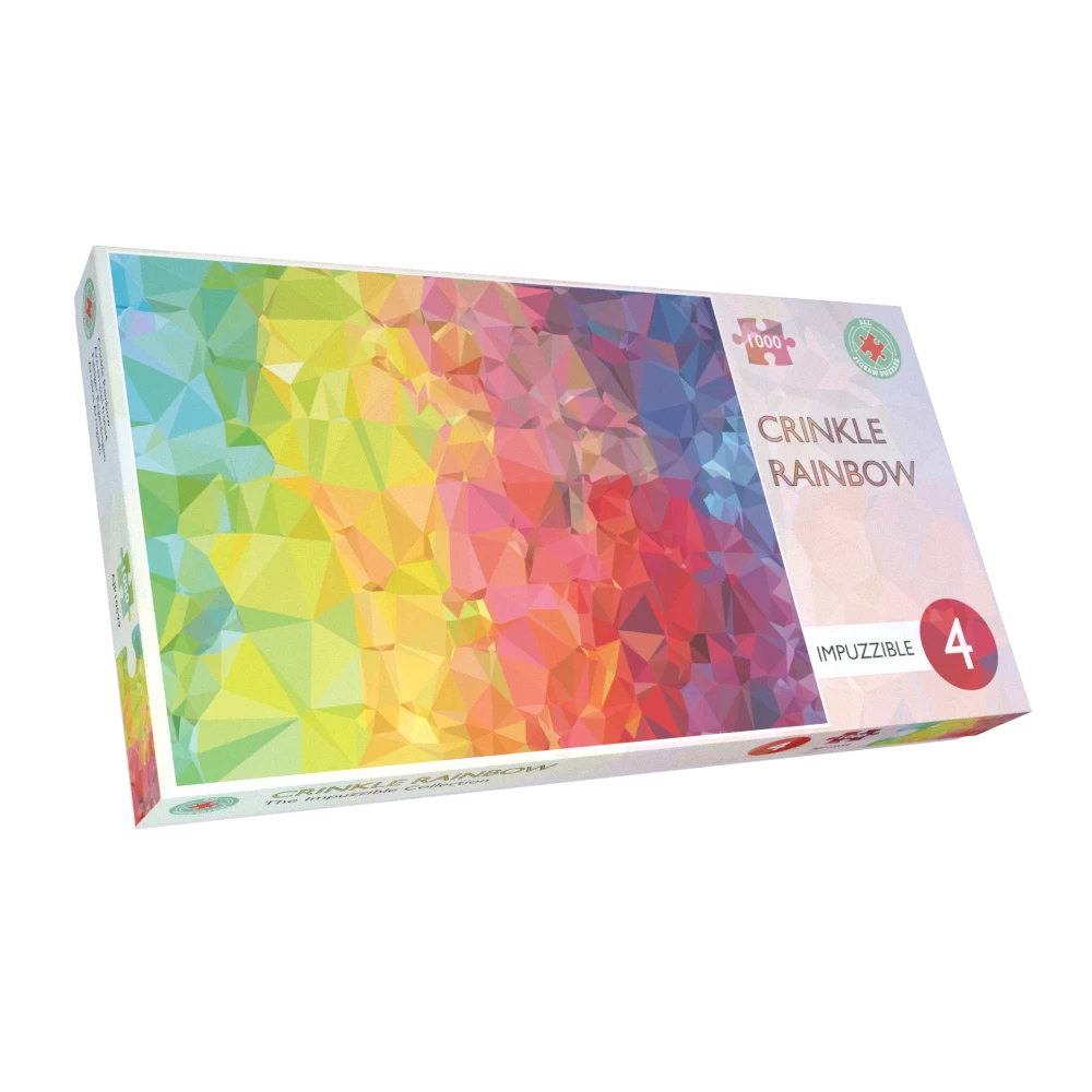 Crinkle Rainbow - Impuzzible No.4 - Impuzzible Jigsaw Puzzle - Image 2