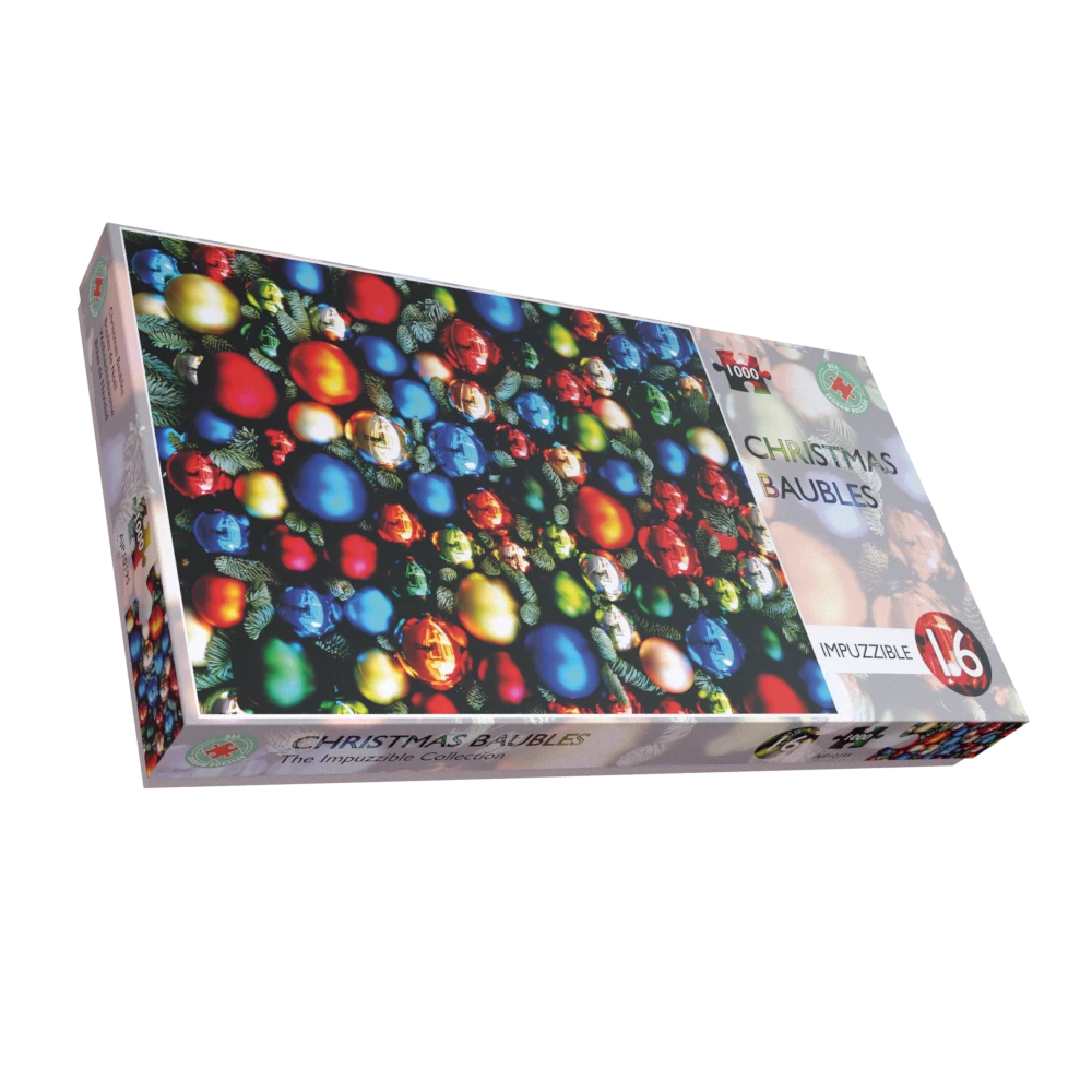 Christmas Baubles - Impuzzible No.16 - 1000 Piece Jigsaw Puzzle - Image 2