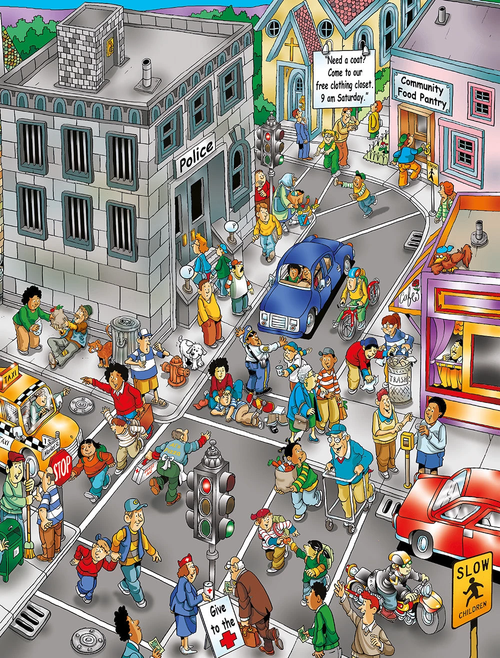 School Run 500 Piece Jigsaw Puzzle