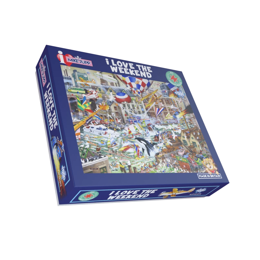 Mike Jupp I Love The Weekend 1000 Piece Jigsaw Puzzle - Image 2