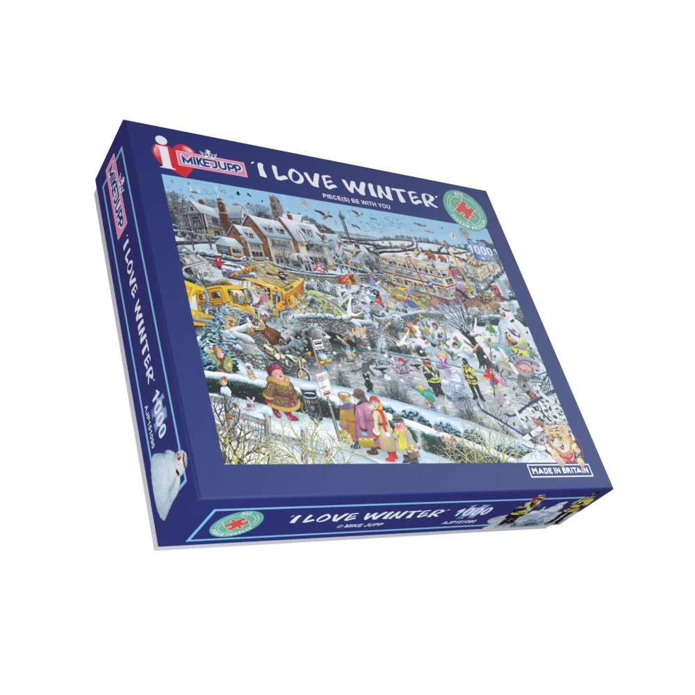 Mike Jupp I Love Winter 1000 Piece Jigsaw Puzzle - Image 2