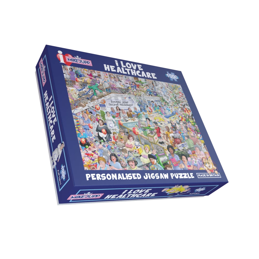 Mike Jupp's I Love Healthcare Personalised Jigsaw Puzzle - Image 2
