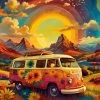 Take A Hippy "Trip" 1000 Piece Jigsaw Puzzle