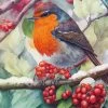 Winter Robin 1000 Piece Jigsaw Puzzle