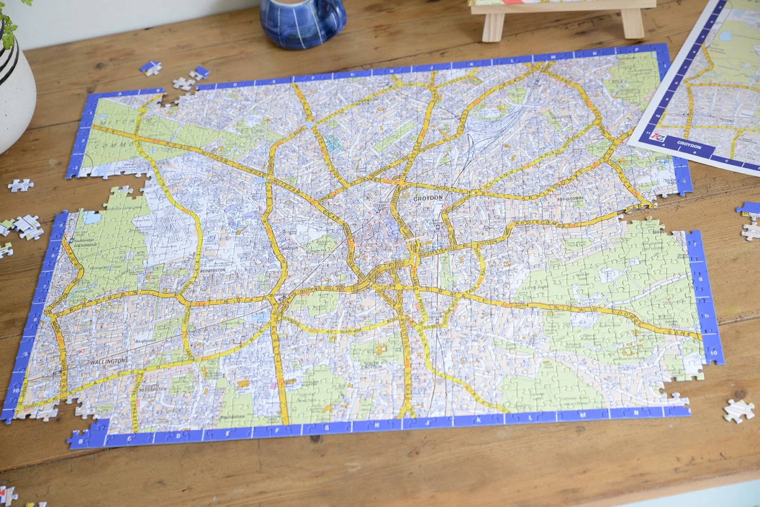A To Z Map Of Croydon 1000 Piece Jigsaw - Image 7