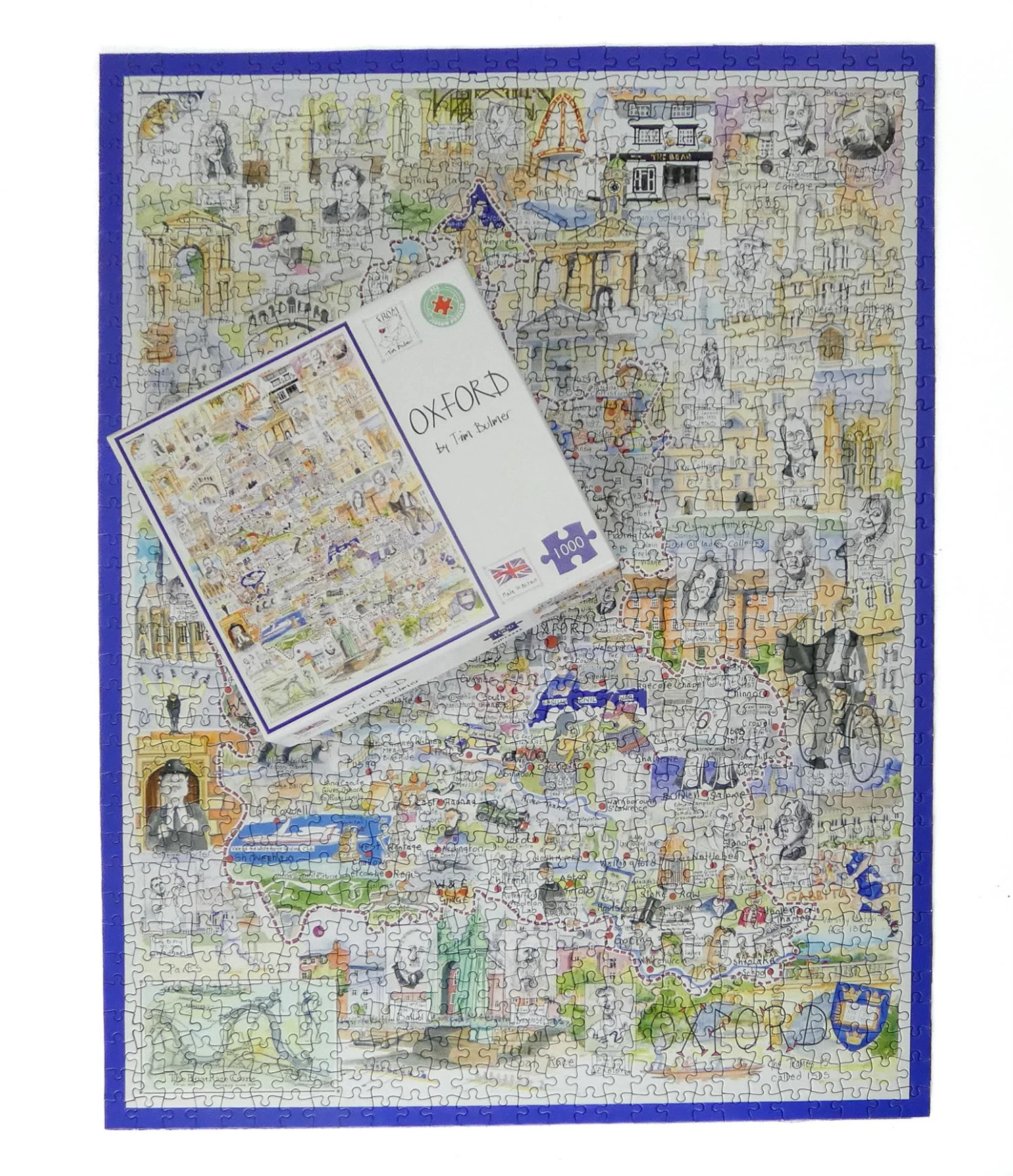 Tim Bulmer Oxford 1000 Piece Jigsaw Puzzle - Image 4