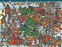 Bart Slyp Christmas Street 1000 Piece Jigsaw Puzzle