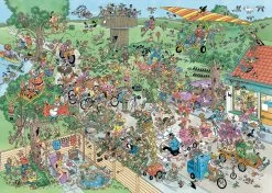 Jumbo Jan Van Haasteren Big Garden Birdwatch 1000 Piece Jigsaw Puzzle