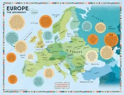 Prisoners Of Geography Europe Map 500 Piece Jigsaw Puzzle