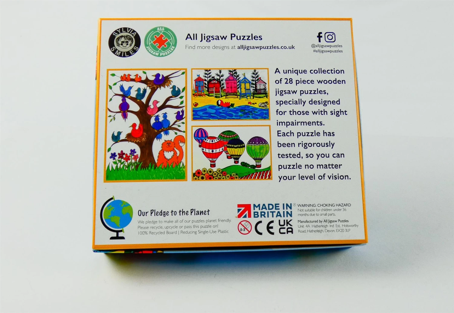 "Kit The Ginger Cat" Sight Impaired 28 Piece Wooden Jigsaw Puzzle - Image 5