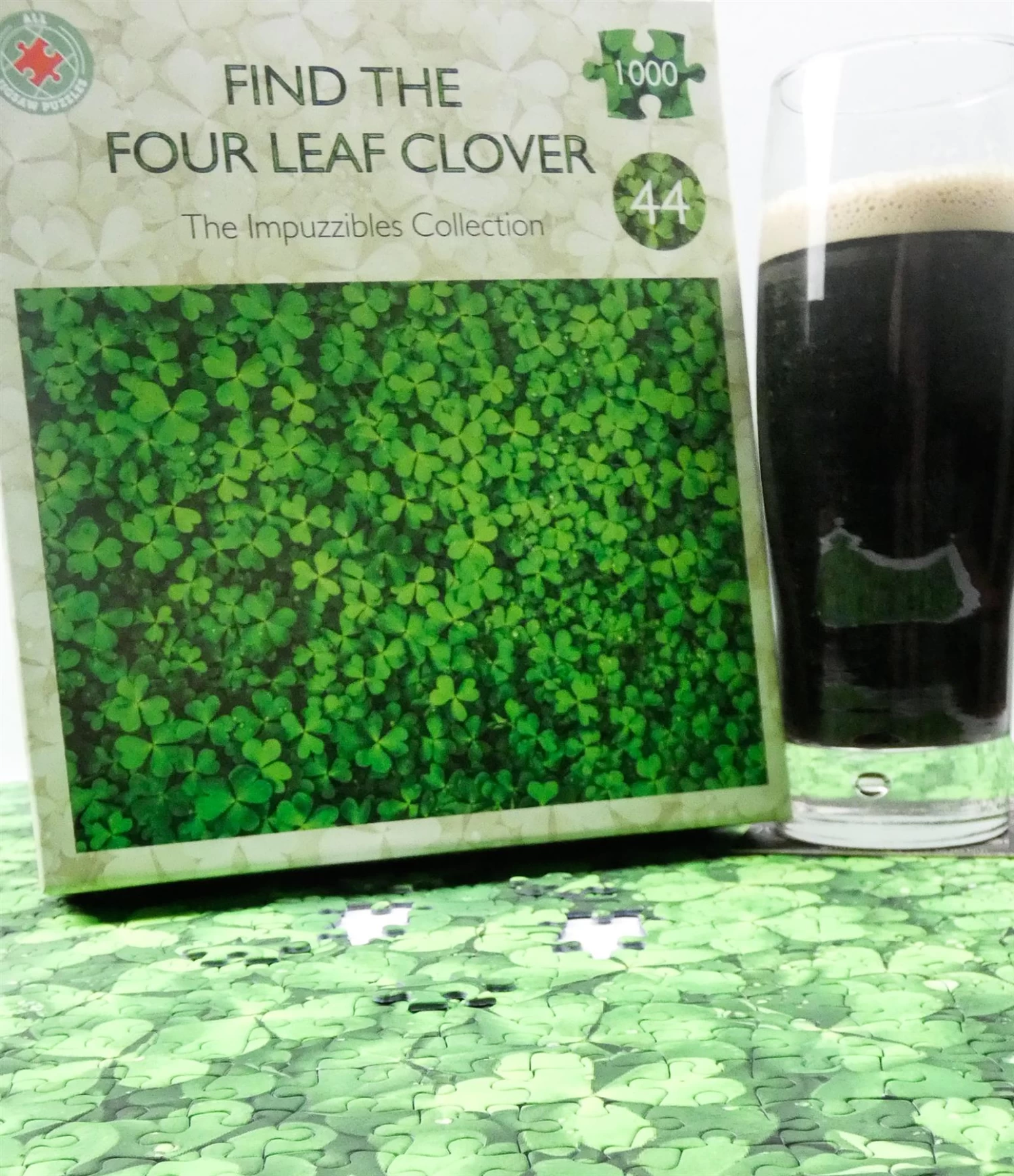 Find The Four Leaf Clover Impuzzible No.44 - 1000 Piece Jigsaw Puzzle - Image 3