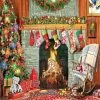 Eurographics Christmas By The Fireplace 500 Piece Jigsaw Puzzle