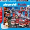 Schmidt Playmobil: The Fire Department Puzzle & Play 40 Piece Jigsaw Puzzle