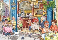 Jumbo Wasgij 'Mystery 18 Grabbing A Quick Bite 1000 Piece Jigsaw Puzzle