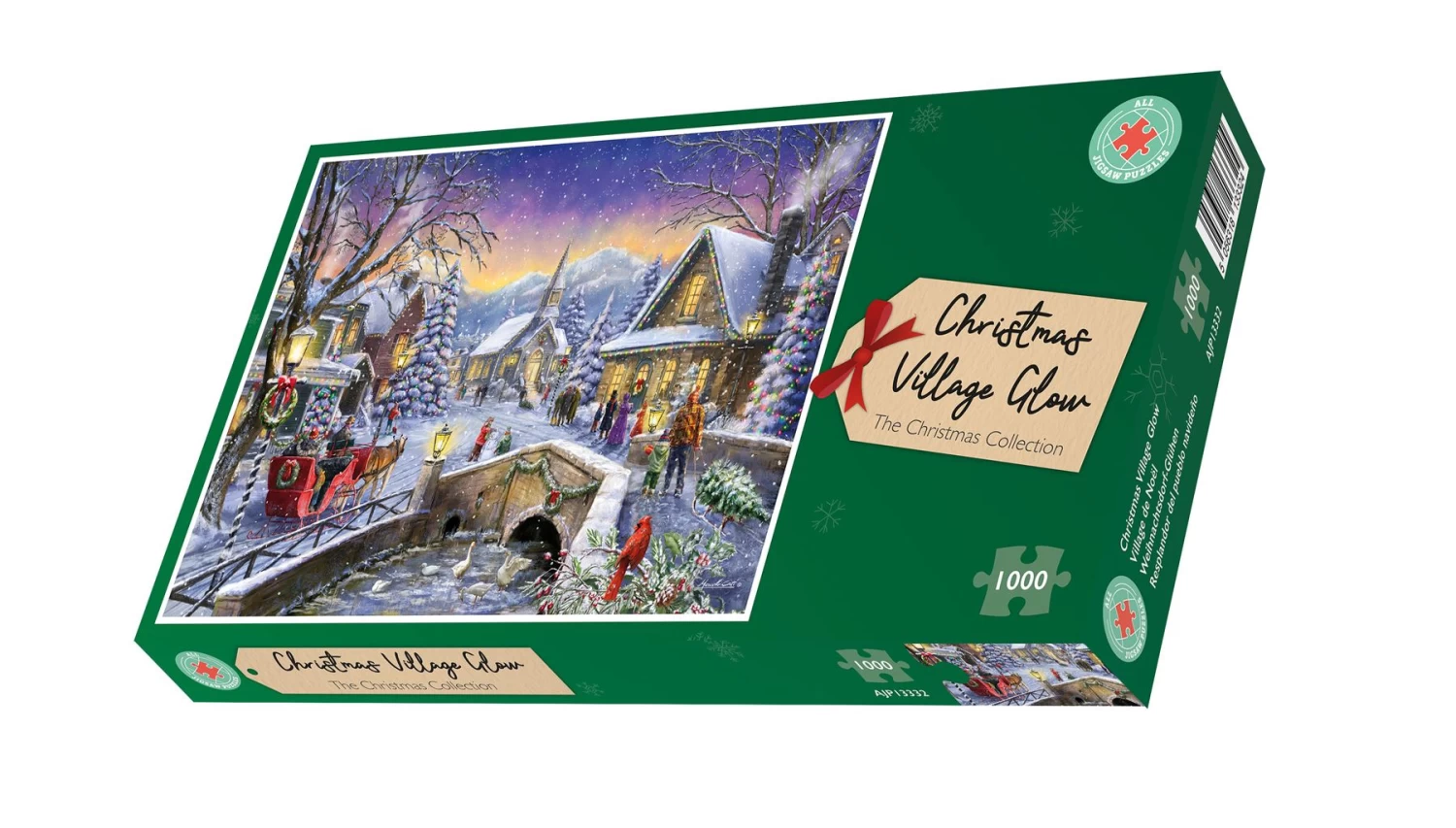Christmas Village Glow 1000Piece Jigsaw Puzzle - Image 2
