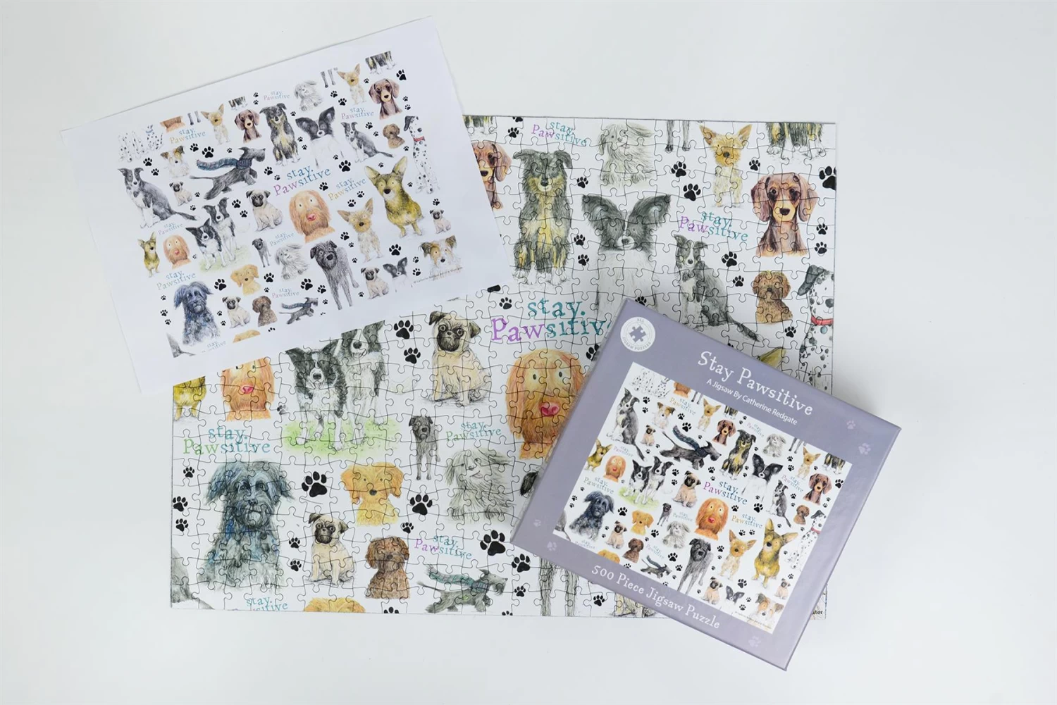 Stay Pawsitive 500 Piece Jigsaw Puzzle - Image 12