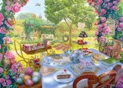 Schmidt June's Journey: Tea In The Garden 1000 Piece Jigsaw Puzzle
