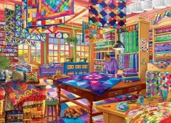 Eurographics The Quilt Workshop By Bigelow Illustrations 1000 Piece Jigsaw Puzzle