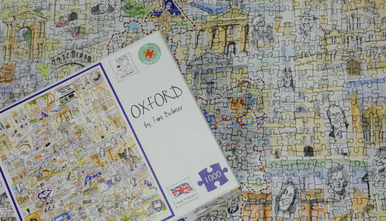 Tim Bulmer Oxford 1000 Piece Jigsaw Puzzle - Image 5