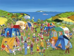 Far From The Madding Crowd, The Camping Collection,Trai Hiscock 1000 Or 500 Piece Jigsaw Puzzle