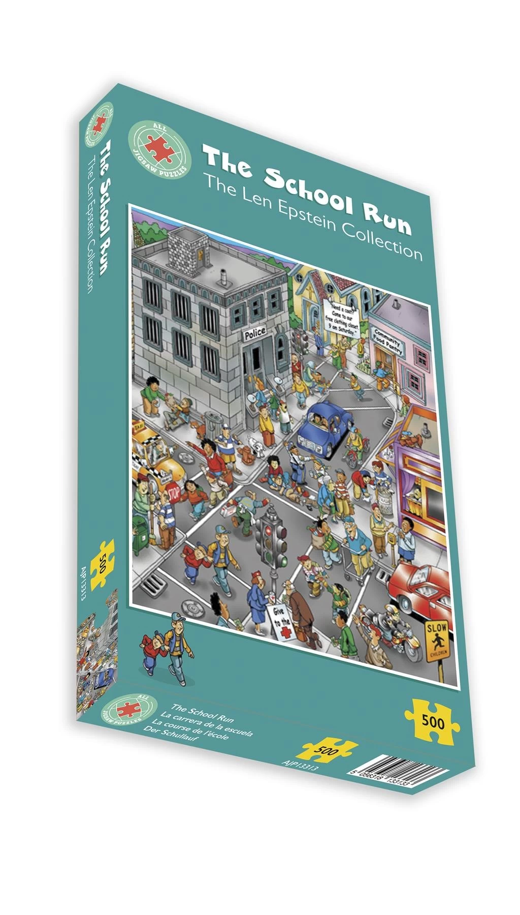 School Run 500 Piece Jigsaw Puzzle - Image 3