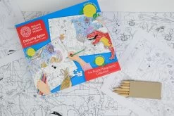 Natural History Museum Colouring 2 X 100 Piece Jigsaw Puzzle Set