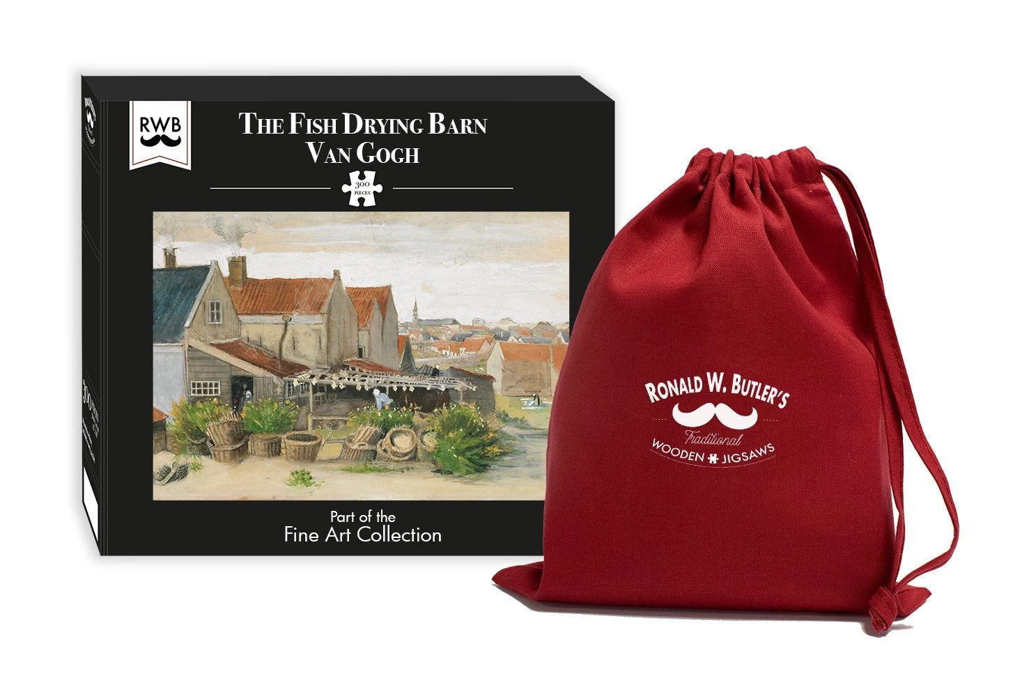 The Fish Drying Barn By Van Gogh 300 Piece Wooden Jigsaw Puzzle