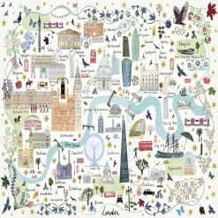 Gibsons Map Of London 1000 Piece Jigsaw Puzzle