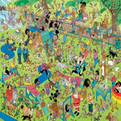 Jumbo Jan Van Haasteren Dog Parkour 1000 Piece Jigsaw Puzzle