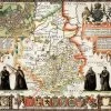 Cambridgeshire Historical Map 1000 Piece Jigsaw Puzzle (1610)