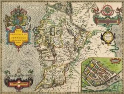 Connaugh Historical Map 1000 Piece Jigsaw Puzzle (1610)