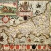 Cornwall Historical Map 1000 Piece Jigsaw Puzzle (1610)